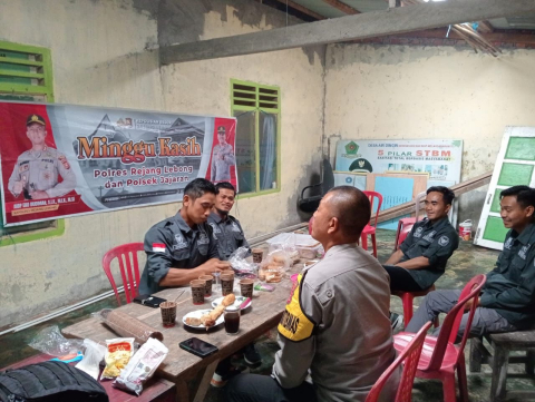 Polsek Sindang Kelingi Ajak Warga Aktif Jaga Keamanan Melalui Kegiatan Minggu Kasih
