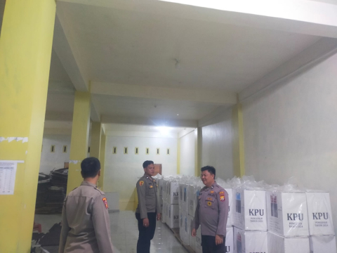 Polres Bengkulu Selatan Tingkatkan Pengamanan Gudang Logistik KPU BS Pasca Pilkada 2024