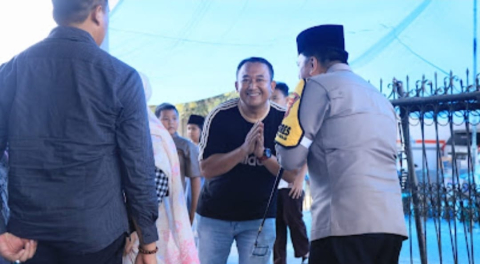 Kapolres Kaur Sambangi Warga, Tegaskan Pentingnya Pilkada Damai dan Tertib Lalu Lintas