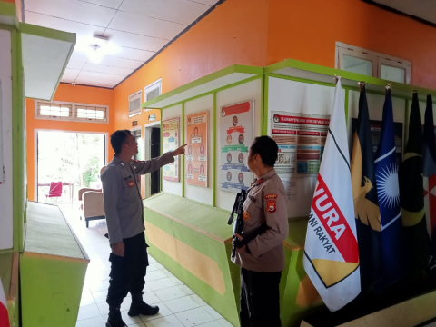 Polres Kaur Laksanakan Pengamanan Kantor KPU dalam Operasi Mantap Praja 2024