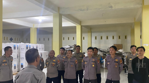 Polres Bengkulu Selatan Perketat Pengamanan Gudang Logistik KPU Pasca Pilkada 2024