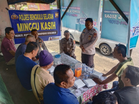 Sat Binmas Polres Bengkulu Selatan Gelar Minggu Kasih untuk Dengarkan Keluhan Warga dan Jaga Situasi Kondusif
