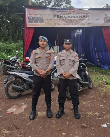 Polres Kepahiang Pastikan Keamanan dan Ketertiban di Kantor Bawaslu Selama Tahapan Pemilu 2024