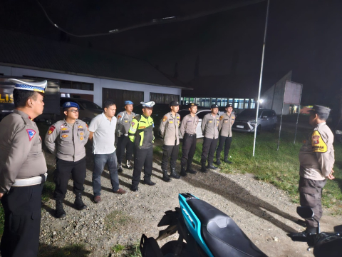 Pilkada 2024 Selesai, Polres Bengkulu Selatan Perketat Pengamanan Kantor KPU 
