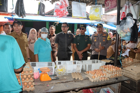 Kapolres Kepahiang bersama Forkopimda, cek ketersediaan dan stabilitas harga barang Jelang Nataru