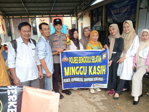 Pererat Silaturahmi dengan Warga, Polsek Seginim Lakukan Minggu Kasih untuk Monitor Situasi Kamtibmas