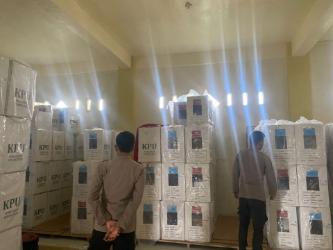 Satgas II Preventif OPS Mantap Praja Nala 2024 Gelar Patroli Cooling System di KPU Bengkulu Selatan