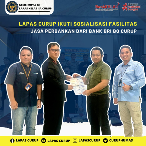 Lapas Curup Dukung Jasa Perbankan Bersama BRI