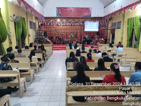 Polres Bengkulu Selatan Siagakan Personil Pengamanan Ibadah Tahun Baru di Gereja-Gereja Wilayah Bengkulu Selatan
