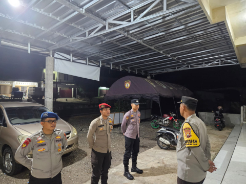 Polres Bengkulu Selatan Amankan Gudang Logistik KPU, Siagakan Personil PAM 1x24 Jam