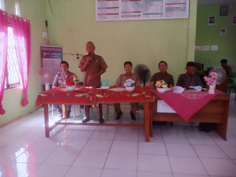 Bhabinkamtibmas Polsek Kota Manna Hadiri Musyawarah Penetapan LPPD Desa Padang Berangin