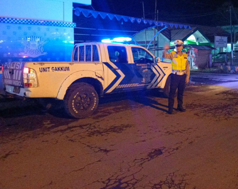 Blue Light Patrol, Sat Lantas Polres Kepahiang Berikan Rasa Aman kepada Masyarakat