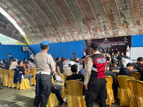 Polres Lebong Sampaikan Evaluasi Kinerja Badan Adhoc Pilkada