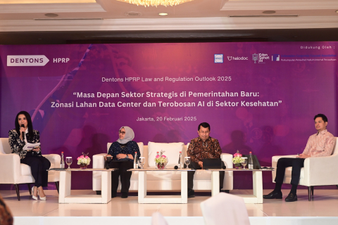  Dentons HPRP Law & Regulations Outlook 2025 Fokus Tingkatkan Sektor Industri Kesehatan dan Teknologi Digital