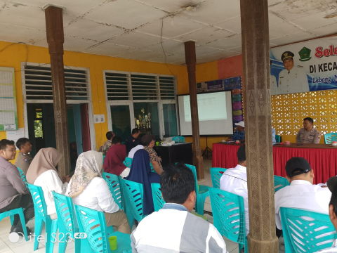 Dukung Ketahanan Pangan, Kanit Binmas Polsek Lebong Utara Hadiri Sosialisasi di Pendopo Kecamatan