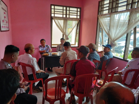 Bersama Stake Holder, Polsek Rimbo Pengadang Gelar Rapat Ketahanan Pangan