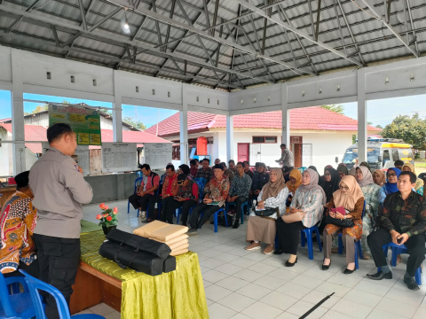 Polres Seluma Sosialisasikan Saber Pungli di Kecamatan Sukaraja