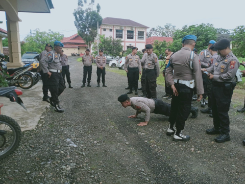 Propam Polres Seluma Gelar Gaktibplin untuk Tingkatkan Disiplin Personel