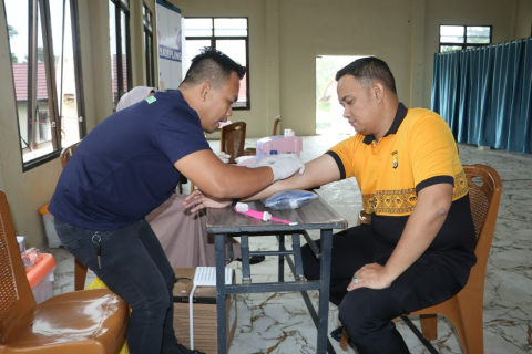 Polres Kepahiang Gelar Rikkes Berkala, Pastikan Kesehatan dan Kesiapan Personel