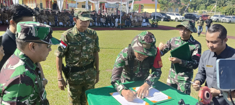 Pembukaan TMMD Ke-124 Kodim 0408/BS