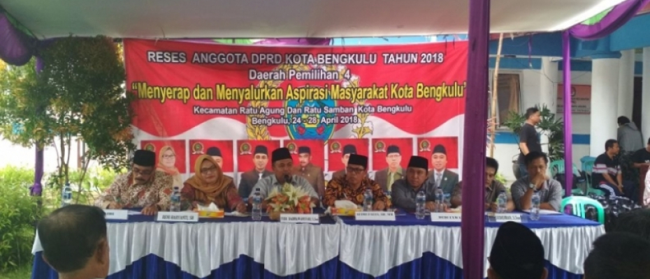 6 Anggota DPRD Kota Gelar Reses