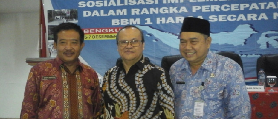 Pemda Mukomuko Hadiri Sosialisasi Teknis Implementasi Sub Penyalur BBM