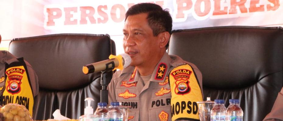 Kapolda Bengkulu Irjen Teguh Sarwono