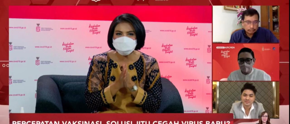 Dialog virtual Semangat Selasa Forum Merdeka Barat 9 bersama KPCPEN