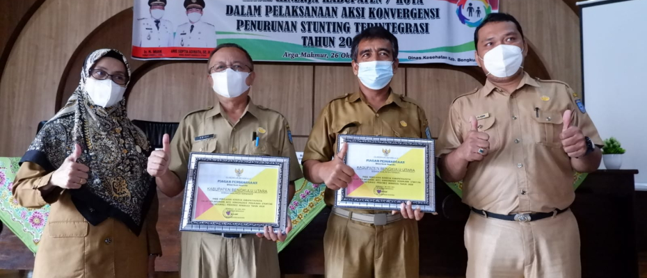 Pemkab BU Terima Piagam Penghargaan Peringkat I Aksi Konvergensi Stunting ShareFacebookTwitterWhatsApp