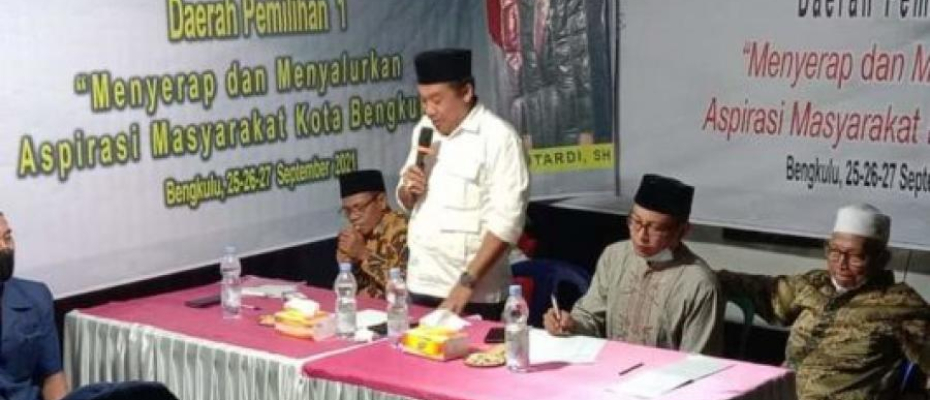 Rangkaian acara Reses Waka I DPRD Kota Bengkulu Marliadi