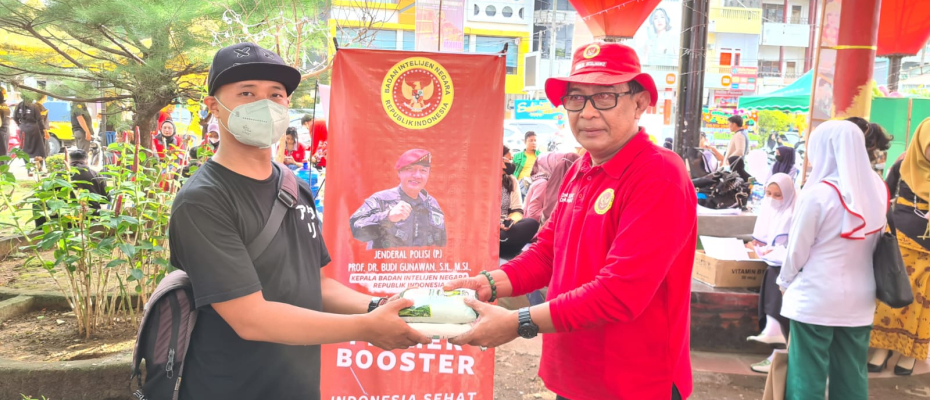 BIN Gandeng Komunitas Anak Jalanan Lakukan Percepatan Vaksinasi di Taman Smart City Kota Bengkulu