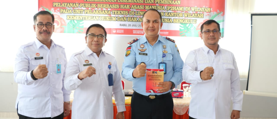 Kunjungan Sesditjen HAM di Lapas Bengkulu