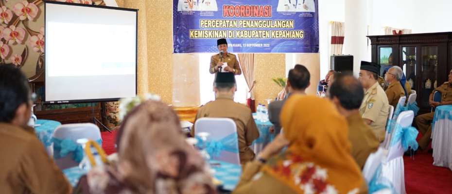 Penanggulangan Kemiskinan, Wagub Rosjonsyah Pesankan Semua Program Harus Tepat Sasaran