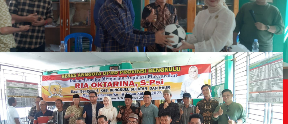 Reses, Ria Oktarina Jaring Aspirasi Warga di 3 Desa dan Salurkan Bantuan