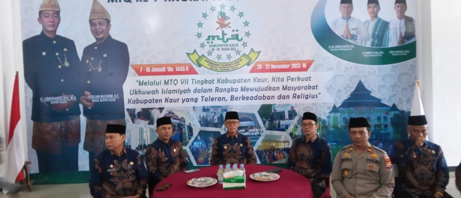Kapolsek Kaur Selatan Hadiri Pembukaan MTQ Ke VII Tingkat Kabupaten 
