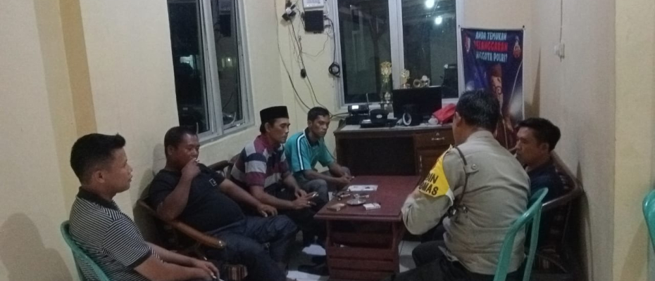 Problem Solving, Bhabinkamtibmas Polsek Kaur Utara Damaikan Perkara Perselisihan dan Pengancaman 