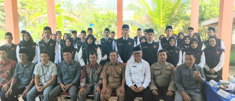 Wakili Kapolsek, Kanit Binmas Polsek Lais Hadiri Pelantikan Anggota PTPS Kecamatan Lais 