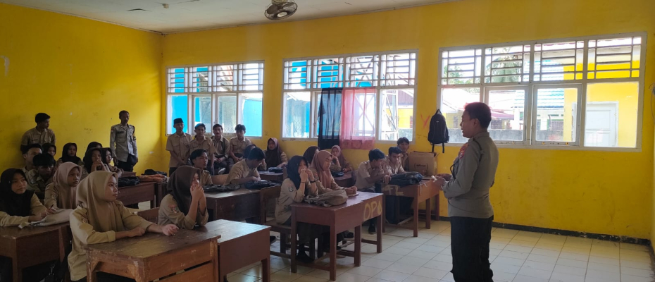 Polsek Lais Sosialisasikan Penerimaan Tamtama, Bintara dan Akpol Polri Tahun 2024