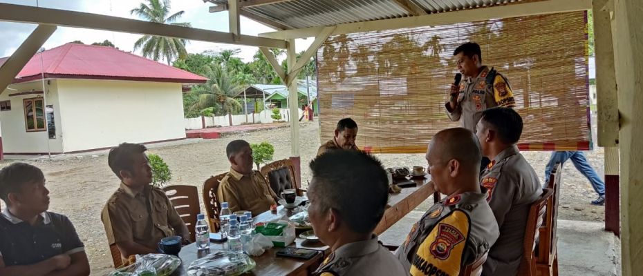 Cooling System Jelang Pemilu, Kapolres Mukomuko Gelar Tatap Muka dan Silaturahmi Bersama Masyarakat Kecamatan V Koto