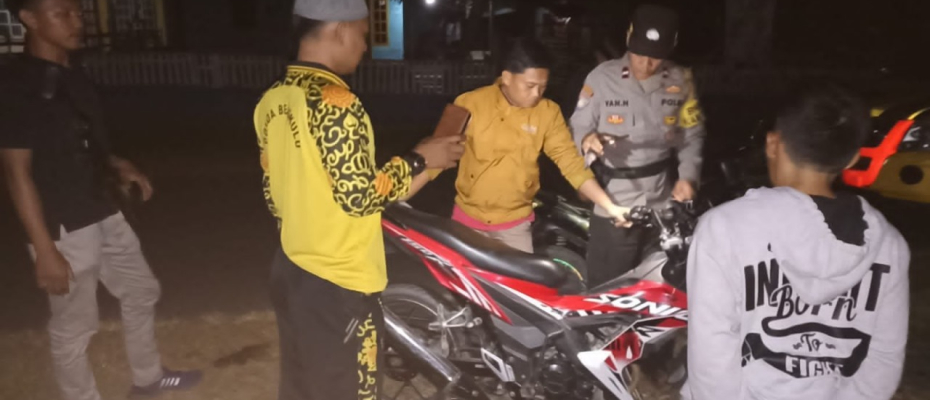 Cek Sitkamtibmas di Wilkum, Polsek Kaur Utara Patroli KRYD 