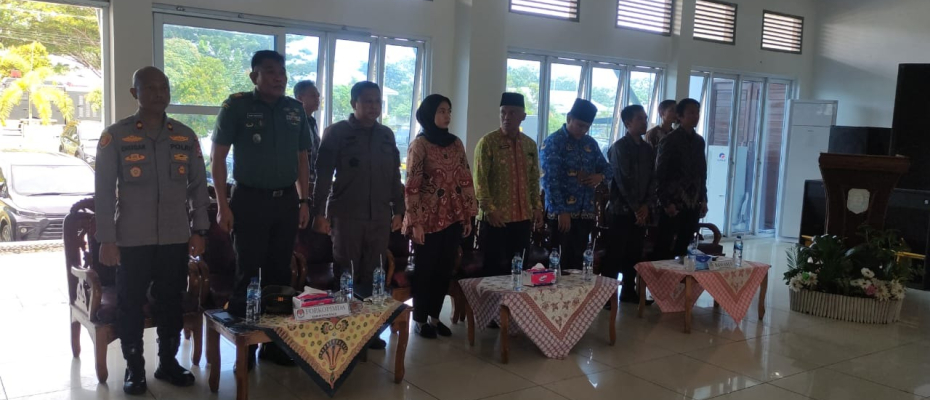 Kapolres Kaur Hadiri Rapat Pleno Terbuka Penghitungan Perolehan Kursi dan Penetapan Calon Anggota DPRD