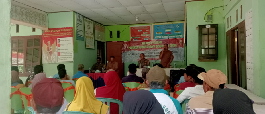 Polsek Talo Hadiri Kegiatan FGD di Desa Pagar Gasing