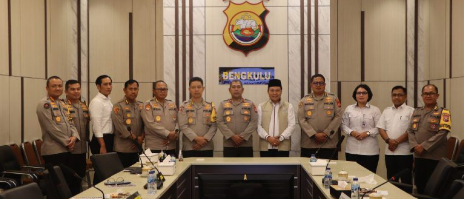 Wakapolda Bengkulu Terima Kunjungan Kerja Tim Kompolnas Bahas Permasalahan Pilkada