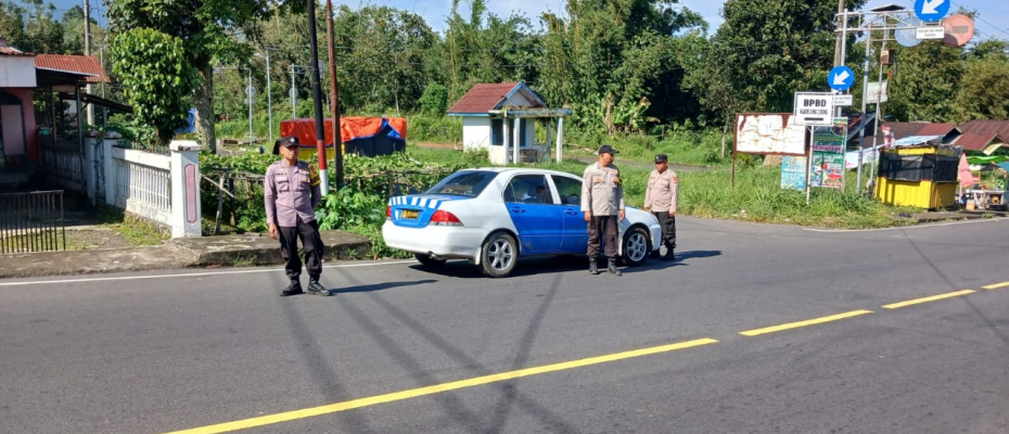 Antisipasi Tindak Pidana, Polsek Curup Rutinkan Patroli Sekaligus Sambangi Warga