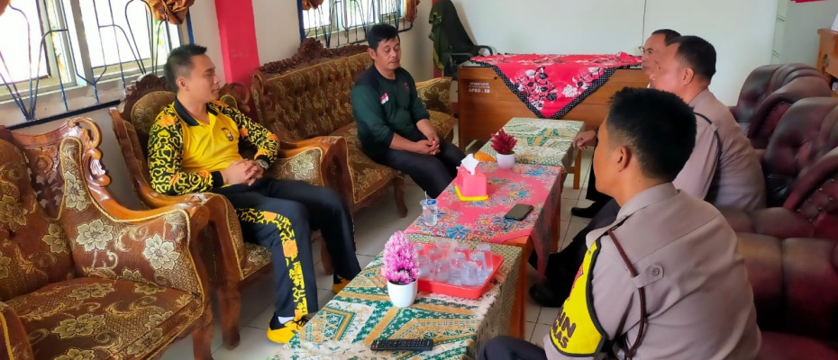 Demi Menciptakan Sinergitas Antar Instansi, Kapolsek Ketahun Sambang Kantor Camat Pinang Raya