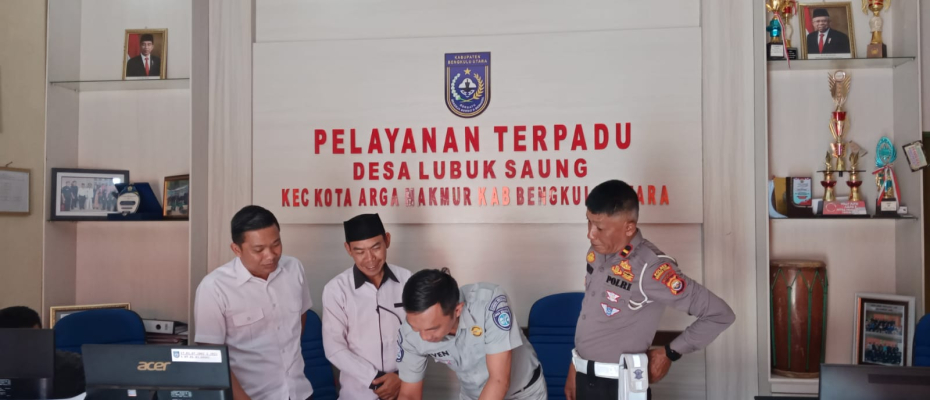 Jasa Raharja Bengkulu Bersama TIM Pembina Samsat Bengkulu Utara Optimalisasi JEJAK ke Desa-Desa