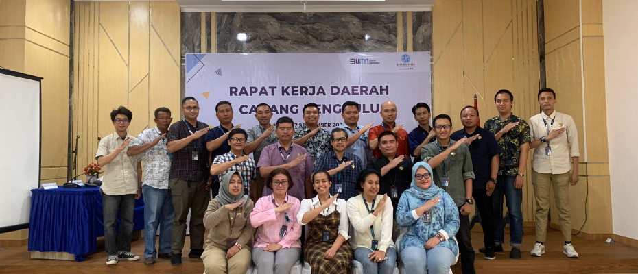 Evaluasi Kinerja Perusahaan, Jasa Raharja Bengkulu Gelar Rapat Kerja Daerah Tahun 2024 