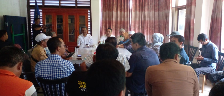 Silaturahmi dengan PWI, Puluhan Wartawan Doakan Sukatno Jadi Wakil Wali Kota Bengkulu