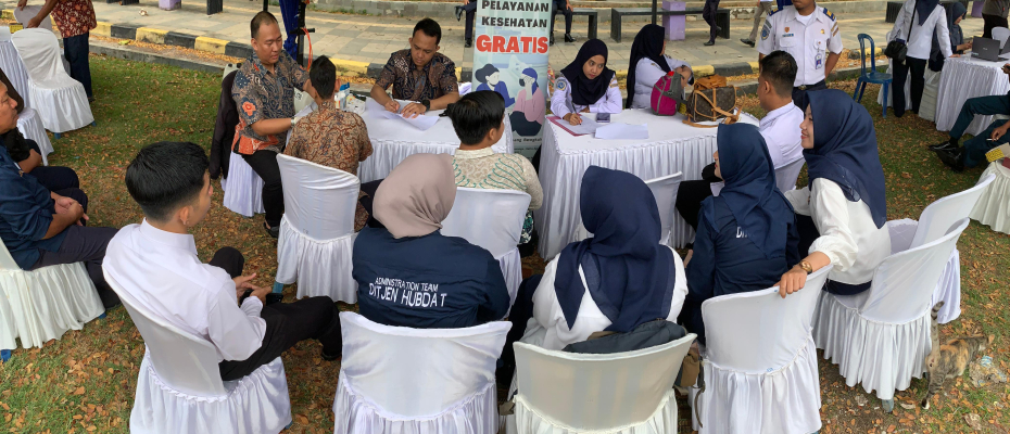 Dalam Rangka HARHUBNAS 2024, Jasa Raharja Bengkulu Berikan Layanan Pengobatan Gratis