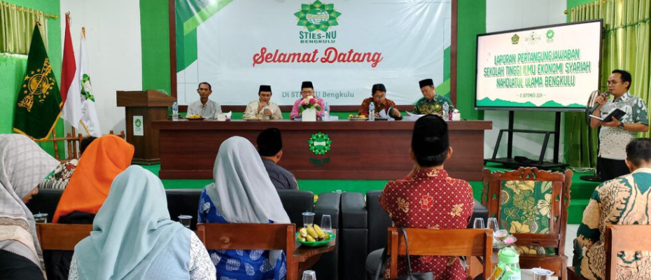 STIESNU Bengkulu Gelar Laporan Triwulan: DPH Tekankan Pentingnya Silaturahmi